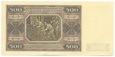 500 Złotych 1 Lipca 1948r Seria CA 
