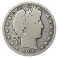 1/2 dolara - Half Dollar - Pół dolara Barbera - O - USA - 1900 rok