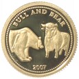 1 dolar - Byk i niedźwiedź - Palau - 2007 rok 