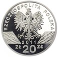 20 zł - Borsuk - 2011 rok 