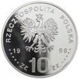 10 złotych - Zimowe Igrzyska Olimpijskie w Nagano - 1998 rok