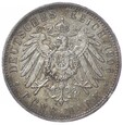 5 marek - Wirtembergia - Niemcy - 1906 rok - F