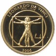 500 tugri - Leonardo da Vinci - Mongolia - 2006 rok 