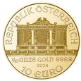 10 Euro - Wiedeńscy Filharmonicy - 1/10 Uncji -  Austria - 2024 rok