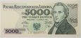 Banknot 5000 zł 1982 rok - Seria CD