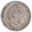 5 franków - Ludwik Filip I - Francja - 1845 rok