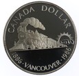 1 dolar - 100-lecie Vancouver - Kanada -  1986 rok 