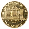 2000 Szylingów - Wiedeńscy Filharmonicy - 1 Uncja - Austria - 1990 