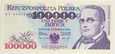 Banknot 100 000 zł 1993 rok - Seria AE