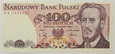 Banknot 100 zł 1988 rok - Seria RB