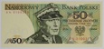 Banknot 50 zł 1975 rok - Seria BN