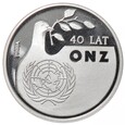1000 zł - 40 lat ONZ  - 1985 rok - Próba