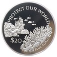 20 dolarów - Chrońmy nasz świat - Tuvalu - 1994 rok