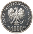 1000 złotych - Szpital Centrum Zdrowia Matki Polki - 1986 - Próba