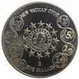 5 dolarów - Nowe monety watykańskie -  Liberia - 2004 rok