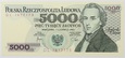 Banknot 5000 zł 1982 rok - Seria DL