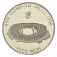 5 000 wonów - Igrzyska 1988 - Stadion - Korea Płd. - 1987 rok