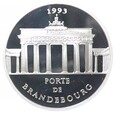 100 franków - Brama Brandenburska, Berlin - Francja - 1993 rok 