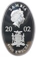 4000 Kwacha - Królowa Elżbieta II - Zambia - 2002 rok - KOLOR