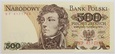 Banknot 500 zł 1979 rok - Seria BP