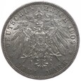 3 marki - Wilhelm II - Niemcy - Prusy - 1909 rok - A