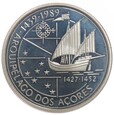 100 eskudo - Odkrycie Azorów - Portugalia - 1989 rok