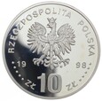 10 złotych - Zygmunt III Waza - Popiersie - 1998 rok