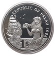 1 dolar - Syrena z muszlą - Palau - 1994 rok