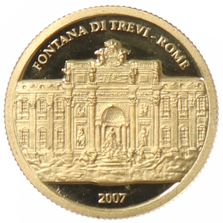 1 dolar - Palau - Fontanna Di Trevi - 2007 rok