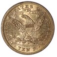 10 Dolarów - USA - Liberty Head -1881 rok 