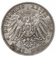3 marki - Saksonia - Niemcy - 1913 E
