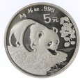 5 Yuanów - Panda - Chiny - 1994 rok 