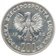 200 złotych - XII Mistrzostwa W Piłce Nożnej Hiszpania 1982 rok