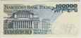 Banknot 100 000 zł 1990 rok - Seria AM
