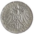 3 Marki - Wilhelm II - Wirtembergia - 1909 rok