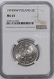 2 Złote - PRL - 1974 - NGC MS 65