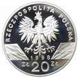 Moneta 20 zł - Ropucha paskówka - 1998 rok