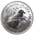 5 dolarów - Kukabura / Kookaburra - Australia - 1990 rok