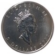 5 dolarów - Liść klonu - Pozłacany - Kanada - 2002 rok