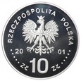 10 złotych - Jan III Sobieski - popiersie - 2001 rok