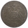 3 marki - Wilhelm II - Niemcy - Prusy - 1910 rok - A