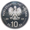 10 złotych - Jan III Sobieski - Popiersie - 2001 rok