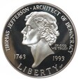 1 dolar - Thomas Jefferson - USA - 1993 rok