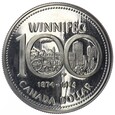 1 dolar - 100 rocznica - Winnipeg - Kanada - 1974 rok