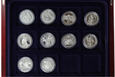 Zestaw 22 srebrnych numizmatów - Jan Paweł II - 2006-2008 rok