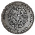 5 marek - Wirtembergia -  Niemcy - 1888 rok