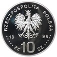 10 złotych - Zimowe Igrzyska Olimpijskie w Nagano - 1998 rok