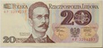 Banknot 20 zł 1982 rok - Seria AF