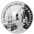 Moneta 20 zł - IV wieki stołeczności Warszawy - 1996 rok