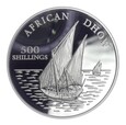 500 szylingów - Afrykański dau - Tanzania - 2001 rok 
